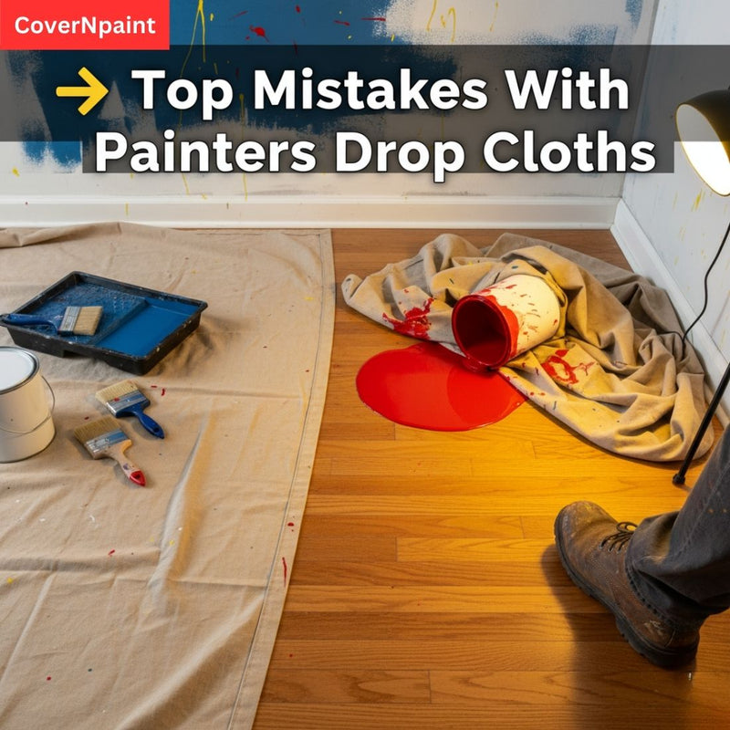 Top Mistakes People Make When Using Painters Drop Cloths