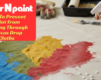 feature Prevent Paint From Seeping Canvas Drop Cloths