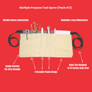 Tool Apron Belt | 100% Canvas | Adjustable & Washable | Multi-Purpose