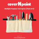 Tool Apron Belt | 100% Canvas | Adjustable & Washable | Multi-Purpose