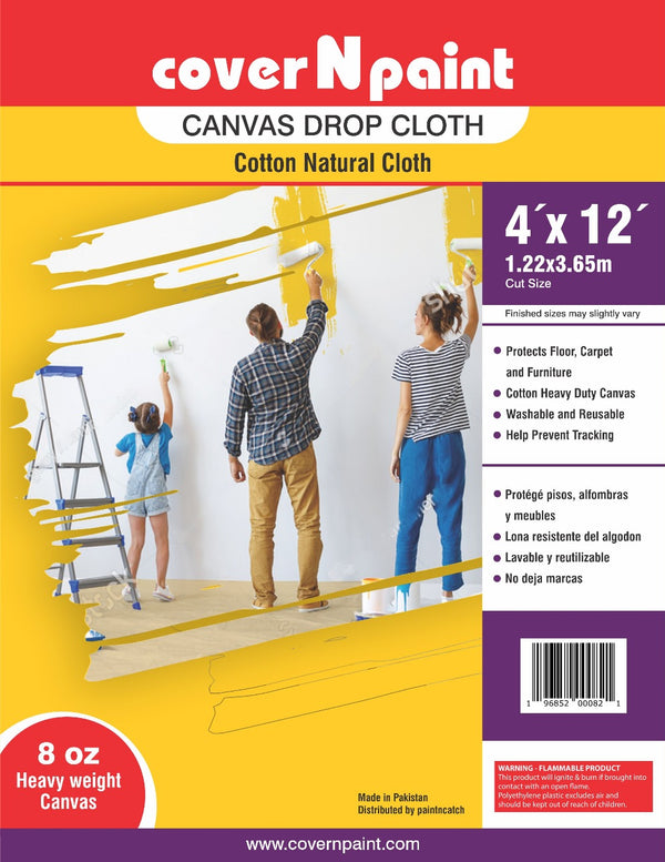 4x12 Canvas Drop Cloths